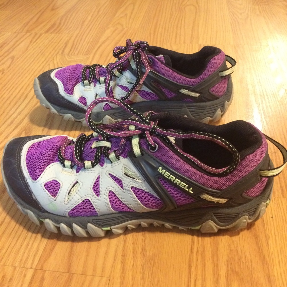 Merrell unify All Out Blaze shoes.
